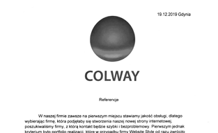 Rekomendacja - strona www: Colway