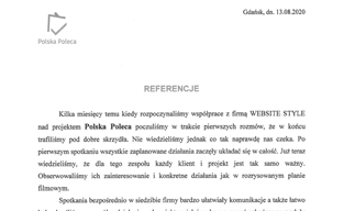 Rekomendacja - strona www: Polska Poleca