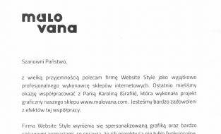 Rekomendacja - sklep internetowy: Malovana