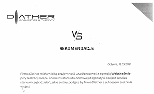 Rekomendacja - sklep internetowy: Diather