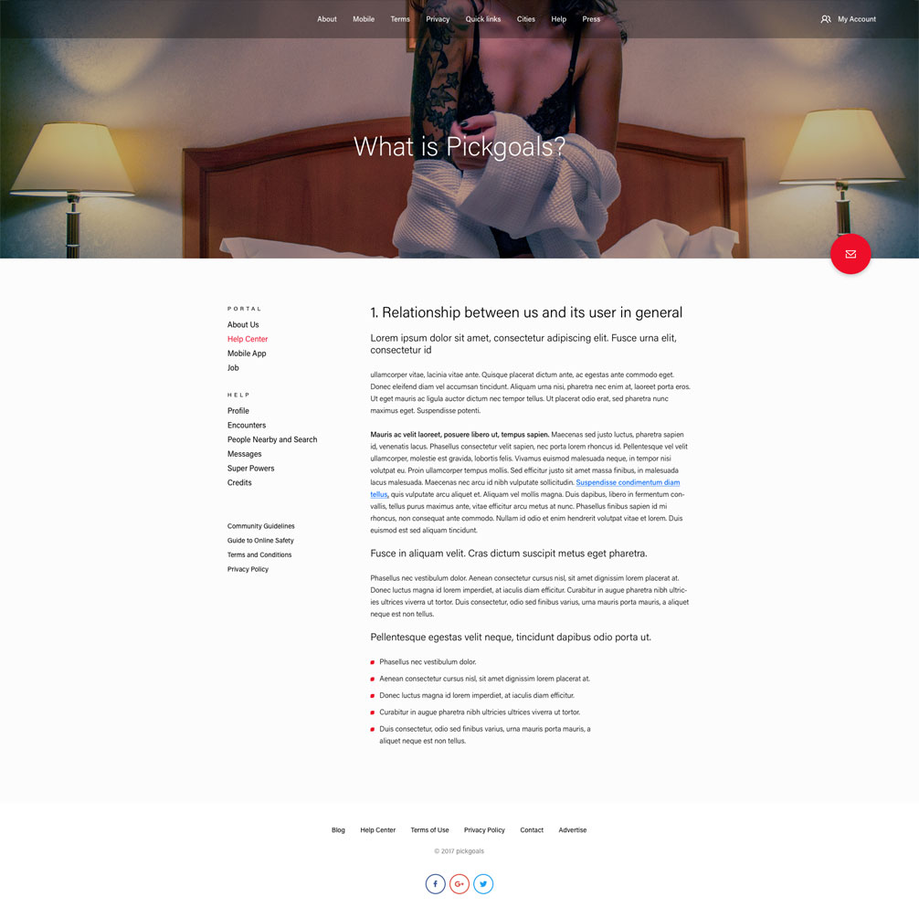 Projektant stron internetowych dla serwisów randkowych