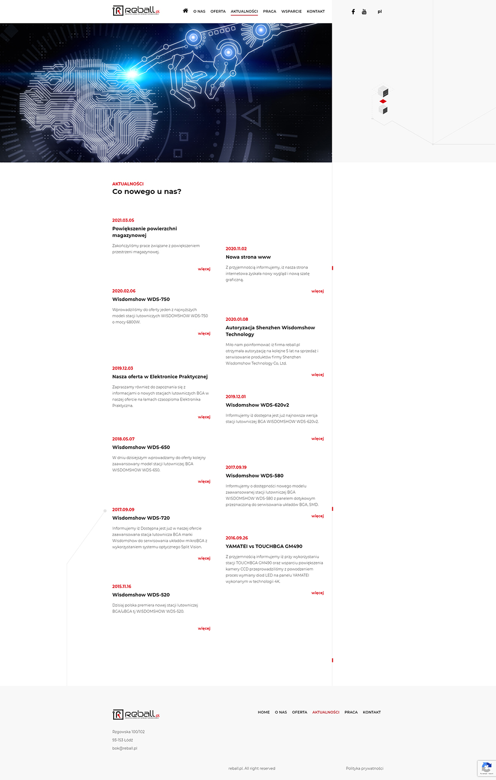 nowoczesne projekty stron internetowych